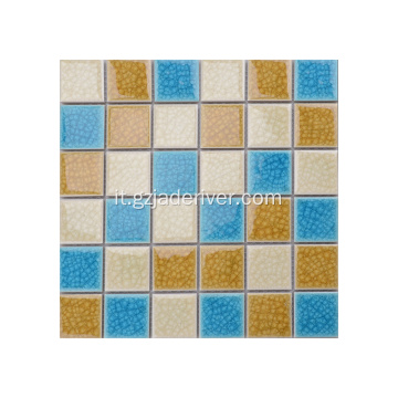 Piastrella per pavimenti a mosaico economica di prezzi misti di colore